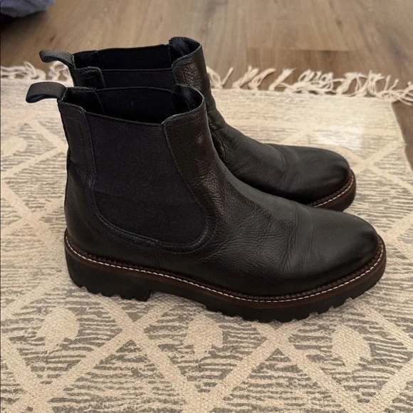 Black leather Chelsea boots - Picture 4 of 12